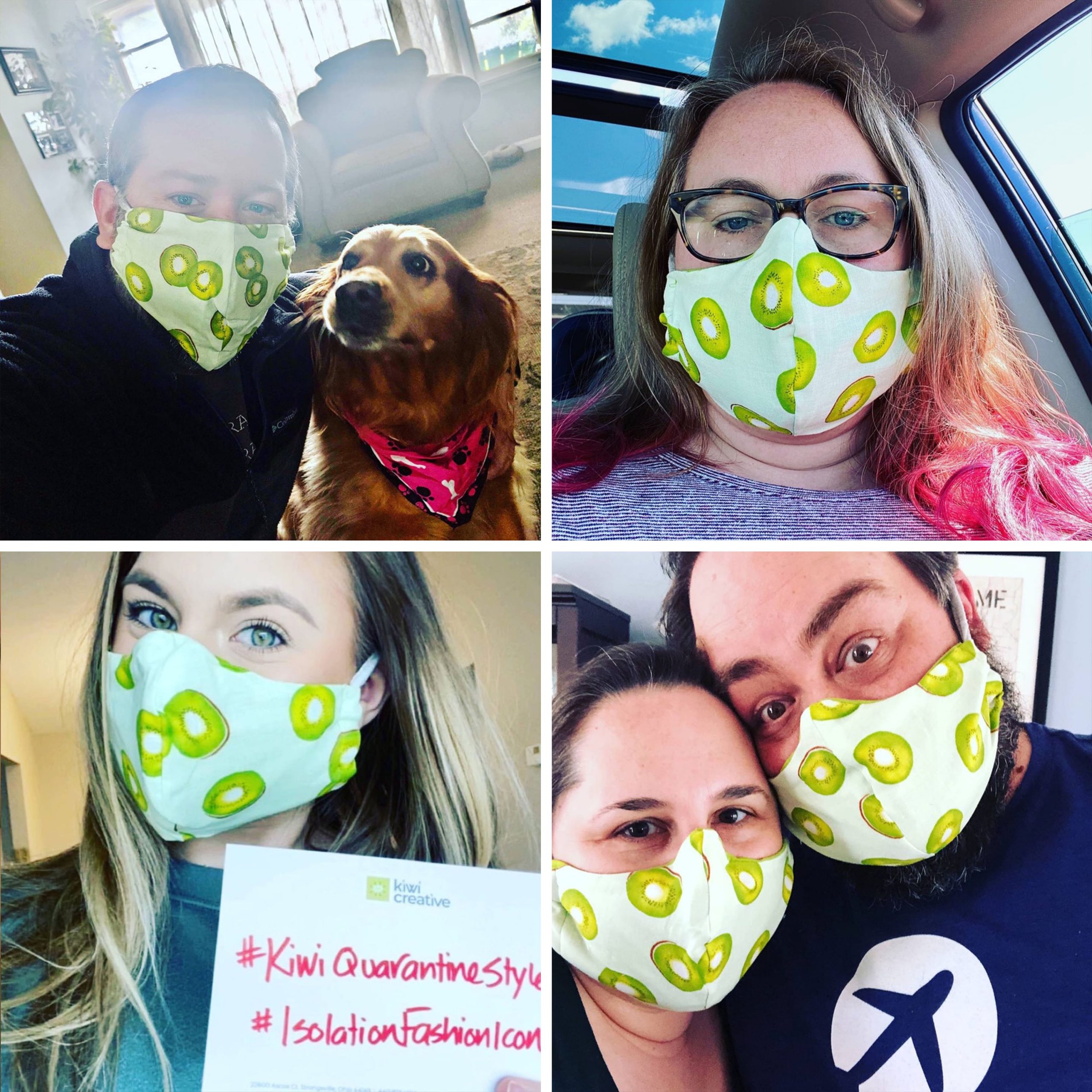 custom kiwi masks for Kiwi's team